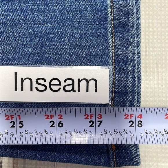 L.L. Bean Jeans blue denim classic high rise size 16 petite 16P - Picture 7 of 13